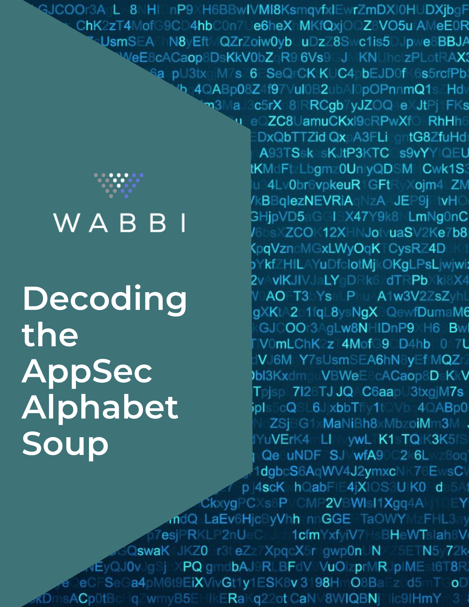 Decoding the AppSec Alphabet Soup